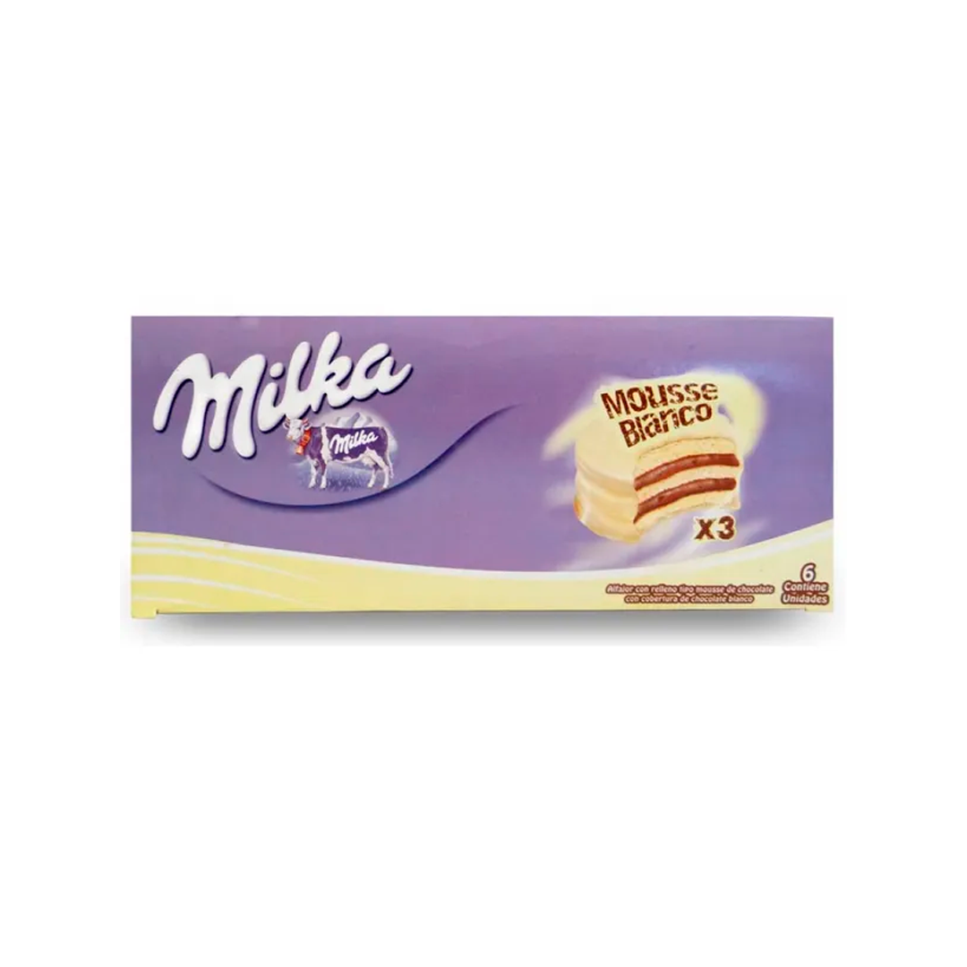 ALFAJOR MILKA MOUSE BRANCO 55G CX X6