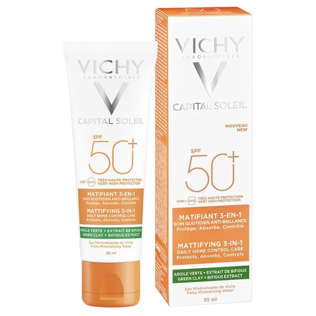 PROTETOR SOLAR VICHY CAPITAL SOLEIL MATIFICANTE SPF50+ 50ML