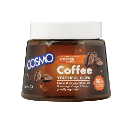 Cosmo Exfoliante Coffee Youthful GLOW BODY Scrub 500G