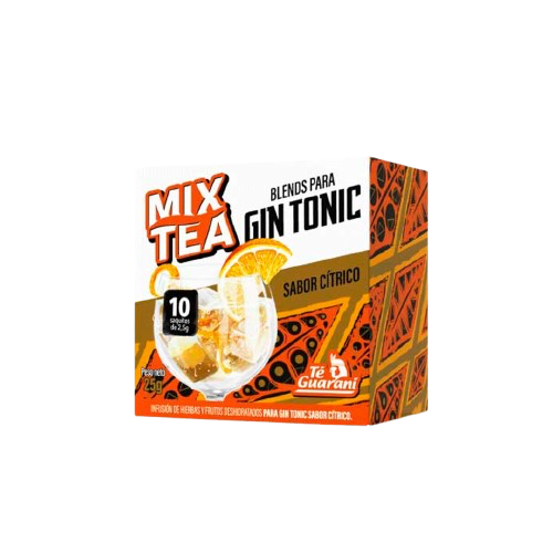 CHA TE GUARANI GIN TONIC MIX CITRICO CX 25G 10PCS