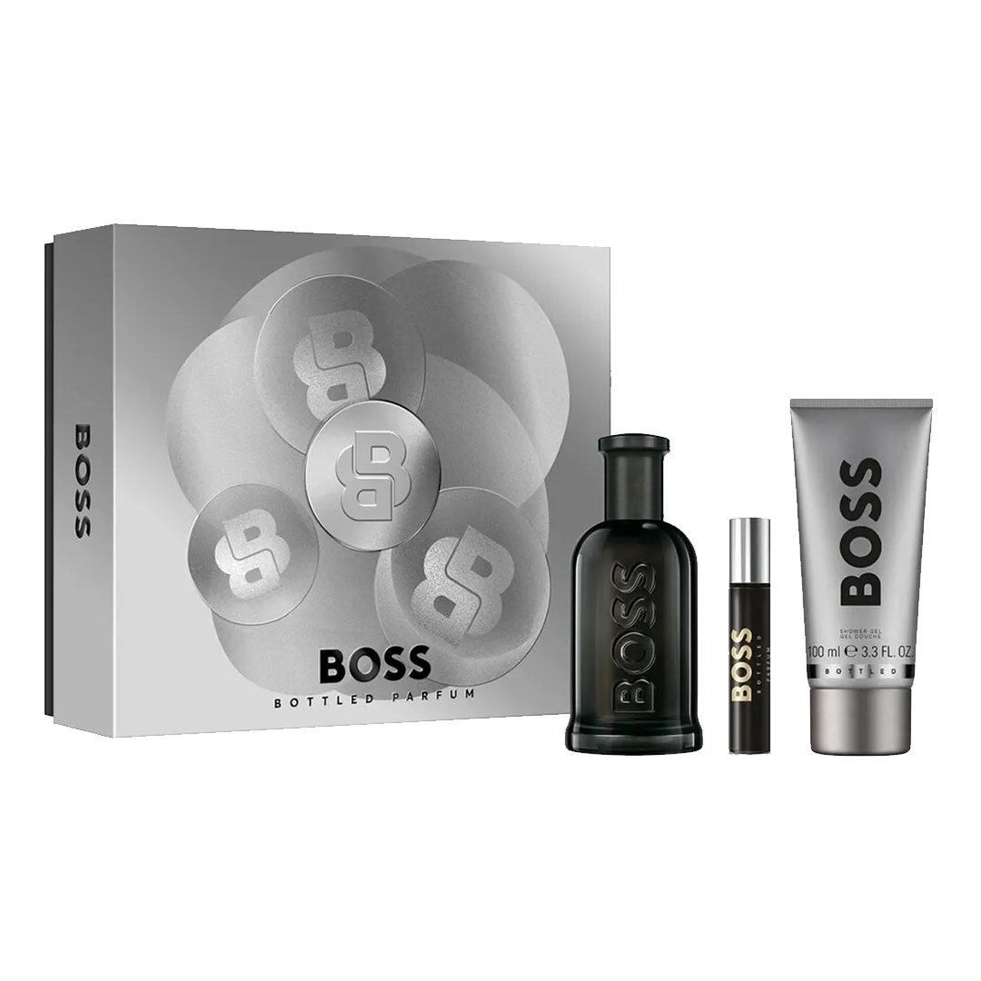 HUGO BOSS BOTTLED KIT MEN 100ML PARFUM+10ML+SHOWER 100ML