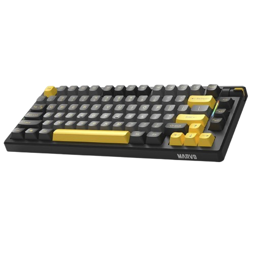 Anúncio: Teclado Wir Mec Game Marvo Scorpion Meqa 80 KG958W RGB PRETO/CINZA 108