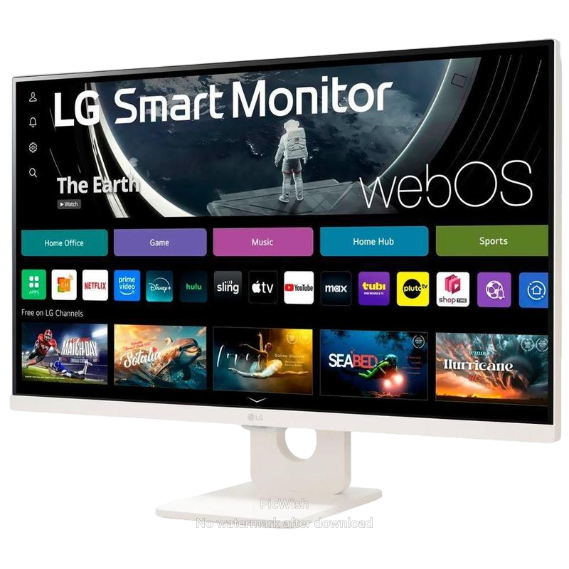 Monitor LED 27" LG 27SR50F-W Smart Webos HDMI/144HZ White