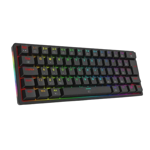 TECLADO USB GAMER REDRAGON K709 RGB NOVA BLACK USA