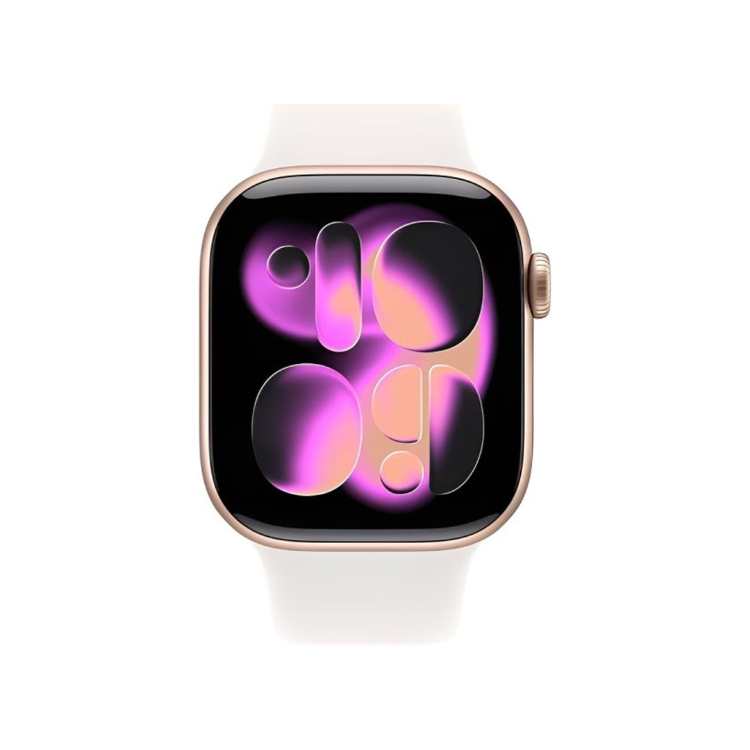 RELOGIO APPLE WATCH S11 46MM ROSE GOLD MEV74LW/A GPS LIGHT BLUSH