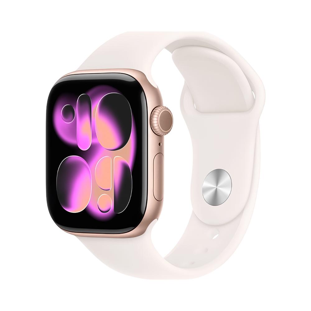 RELOGIO APPLE WATCH S11 46MM ROSE GOLD MEV64LW/A GPS S/M
