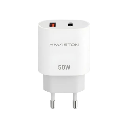 Anúncio: Ac Cel Fonte H Maston Lr28-4 USB+USB-C 50W Branco