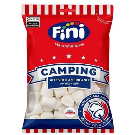 Anúncio: Doce Marshmallows Fini Camping American Style Branco 80G