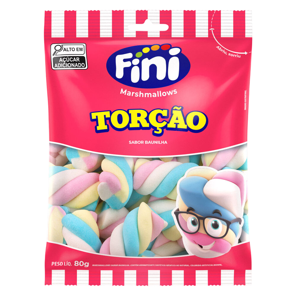 Anúncio: Doce Marshmallows Fini TOR€AO Baunilha 80G