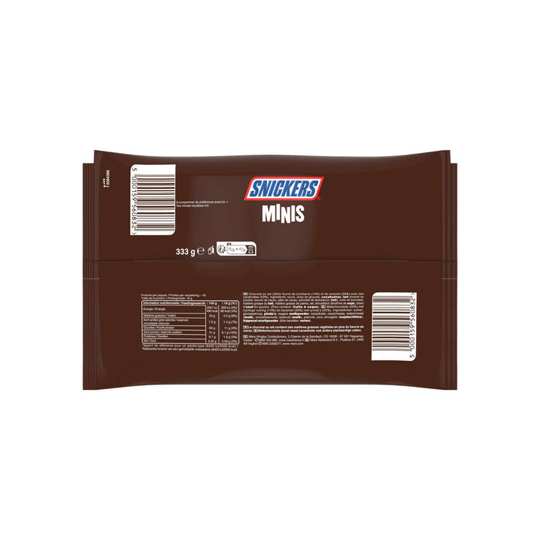 ミミ40g.16個 CHOCOLATE SNICKERS MINIS X17 333G | | LG Importados