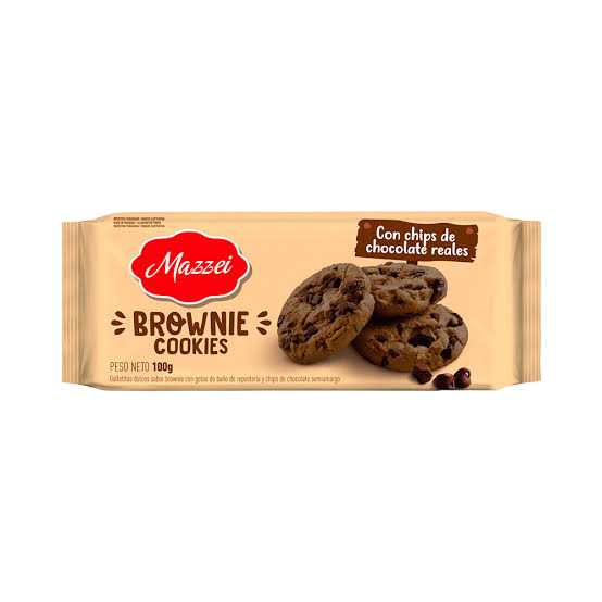 Anúncio: Biscoito Mazzei Brownie Cookies 100G*