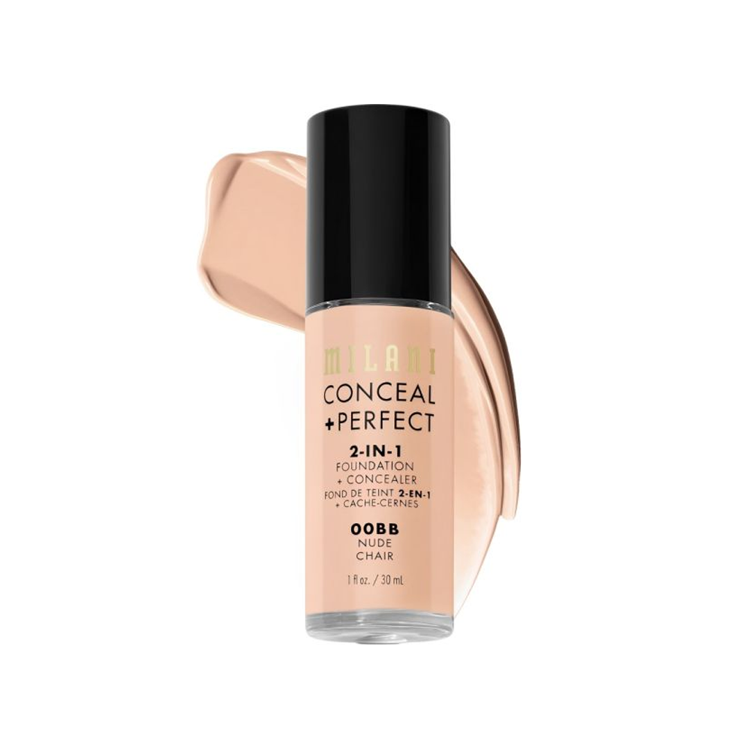 BASE + CORRETIVO MILANI CONCEAL+PERFECT 2-IN1 00BB NUDE CLAIR 30ML 007