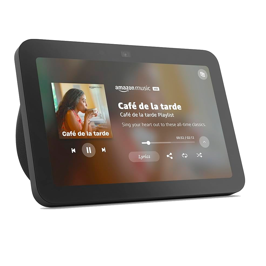 SPEAKER AMAZON ECHO SHOW ALEXA 8 3GN BT SANDSTONE BLACK R85SD6