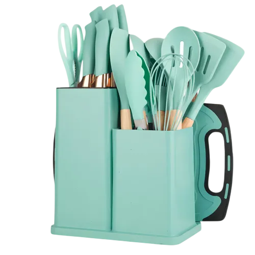 Anúncio: Kit Utensilios de Cosinha 19PCS Verde