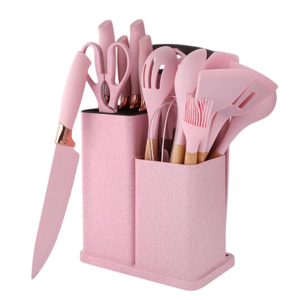 Anúncio: Kit Utensilios de Cosinha 19PCS Pink