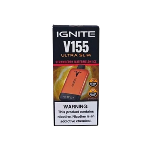 CIGARRO DESC POD IGNITE V155 ULTRA ORANGE STRAWBERRY WATERMELON ICE 48