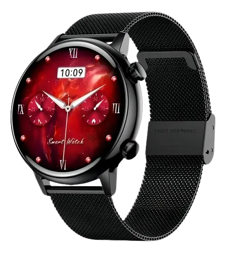 RELOGIO SMART WATCH G-TIDE LADY TIME ROMANCE BLACK + COLLECTION 30ML