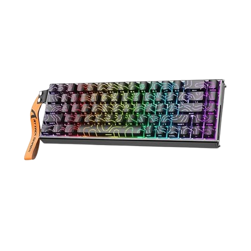 TECLADO USB ATTACK SHARK X68 MAX MAGNETIC SWITCH BLACK CONTOUR