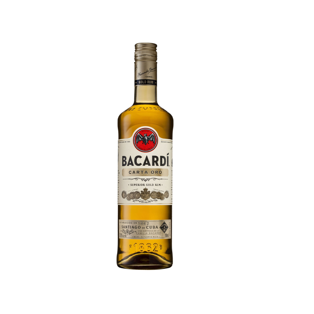 BEB RON EE UU BACARDI CARTA ORO 700ML
