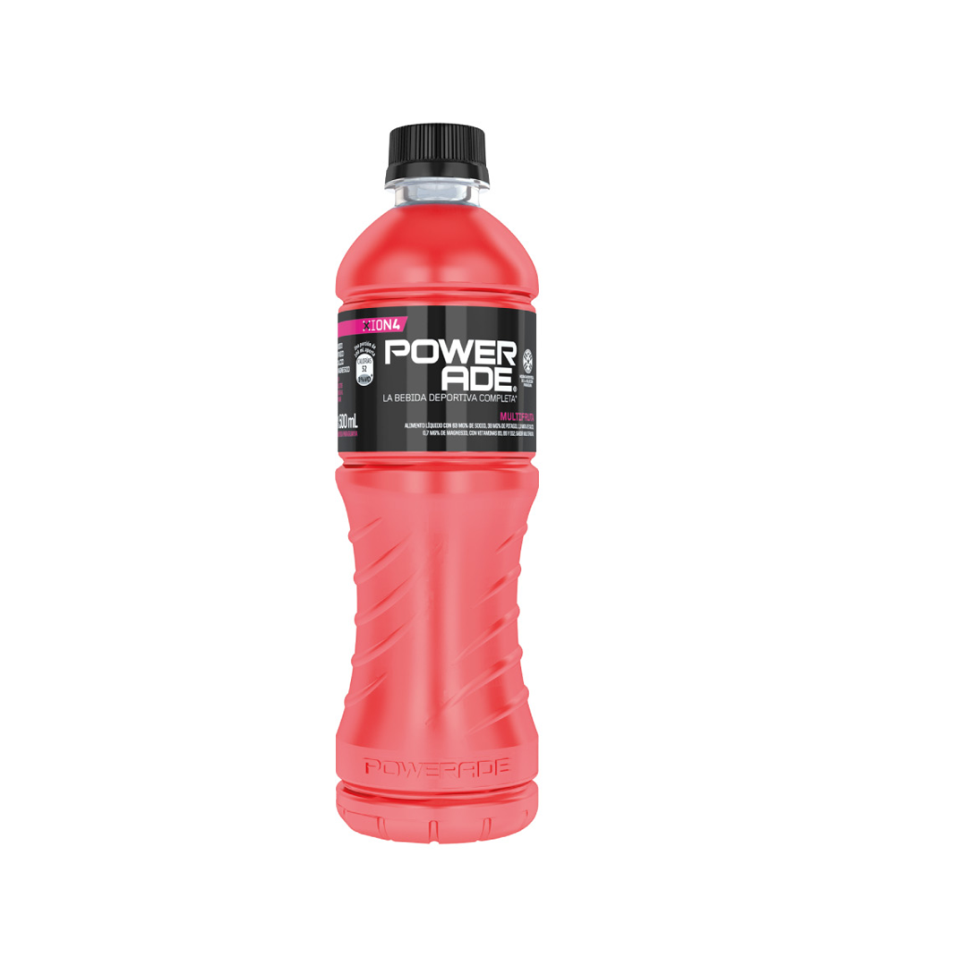 BEB IDRATANTE POWERADE MULTIFRUTAS RED 500ML