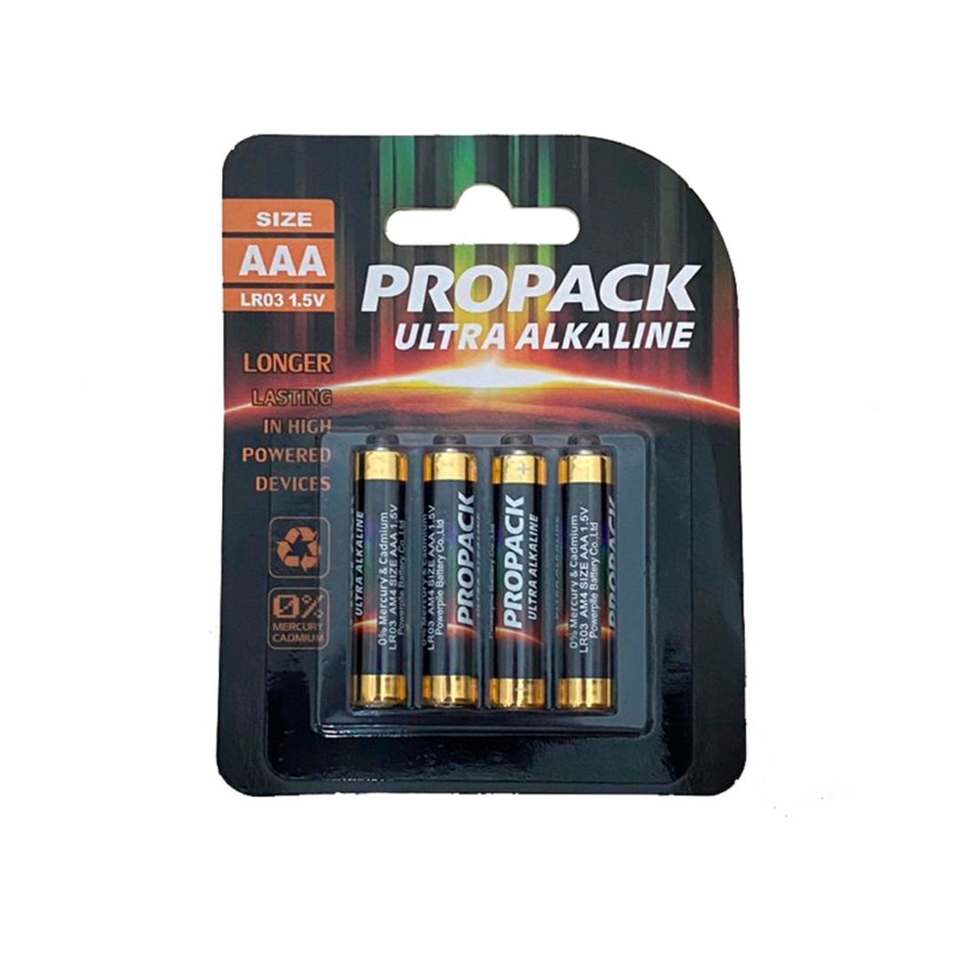 PILHA PROPACK ALKALINA AAA 4P€S