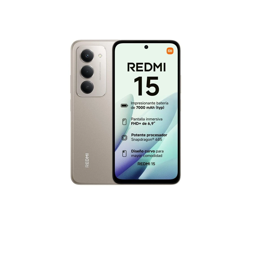 CEL XIAOMI REDMI 15 4G 8GB+256GB GLOBAL GRIS TITAN | LG Importados