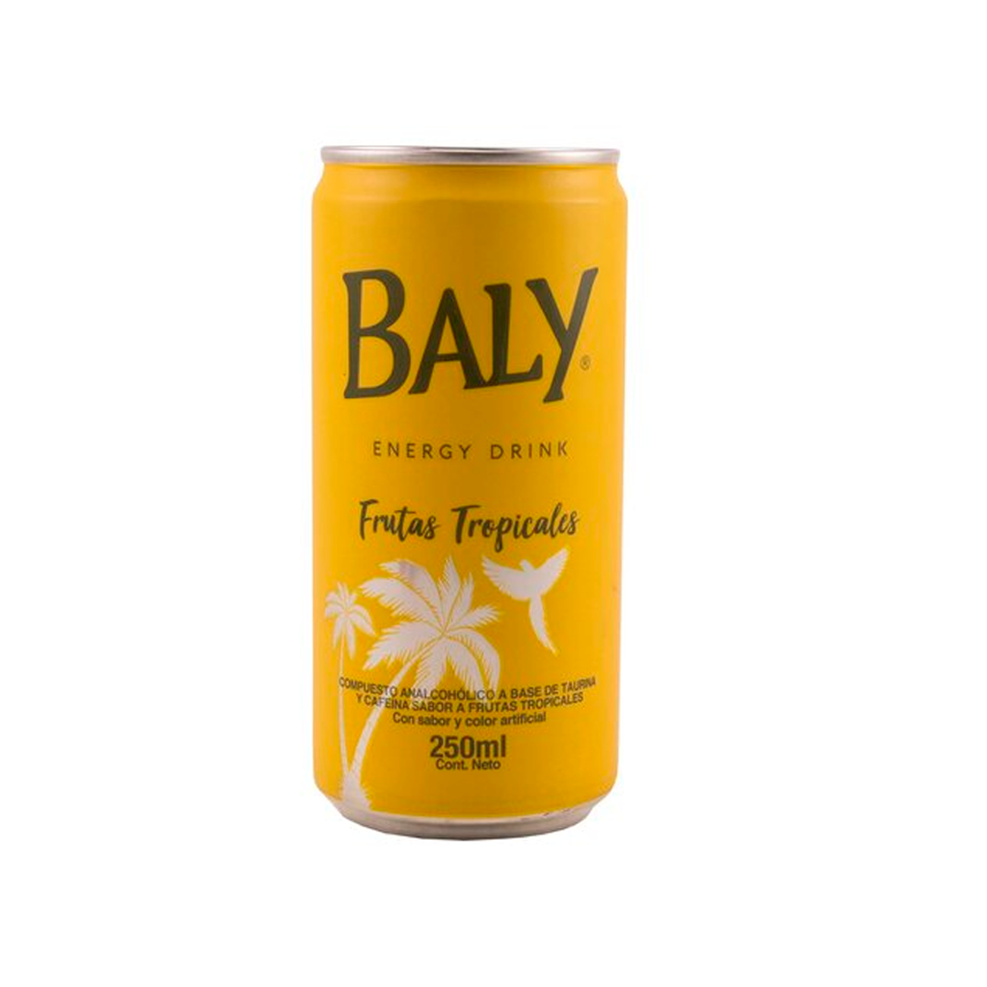 BEB ENERGETICO BALY ENERGY DRINK FRUTAS TROPICALES 250ML