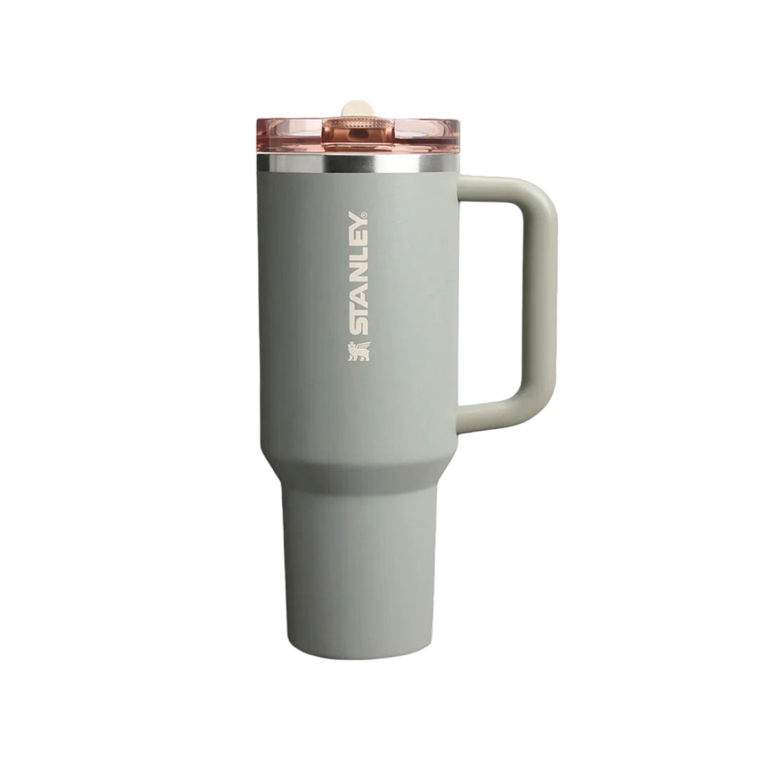 GARRAFA TERMICA STANLEY QUENCHER PROTOUR SAGE GREY 1.18L C/TAMPA*