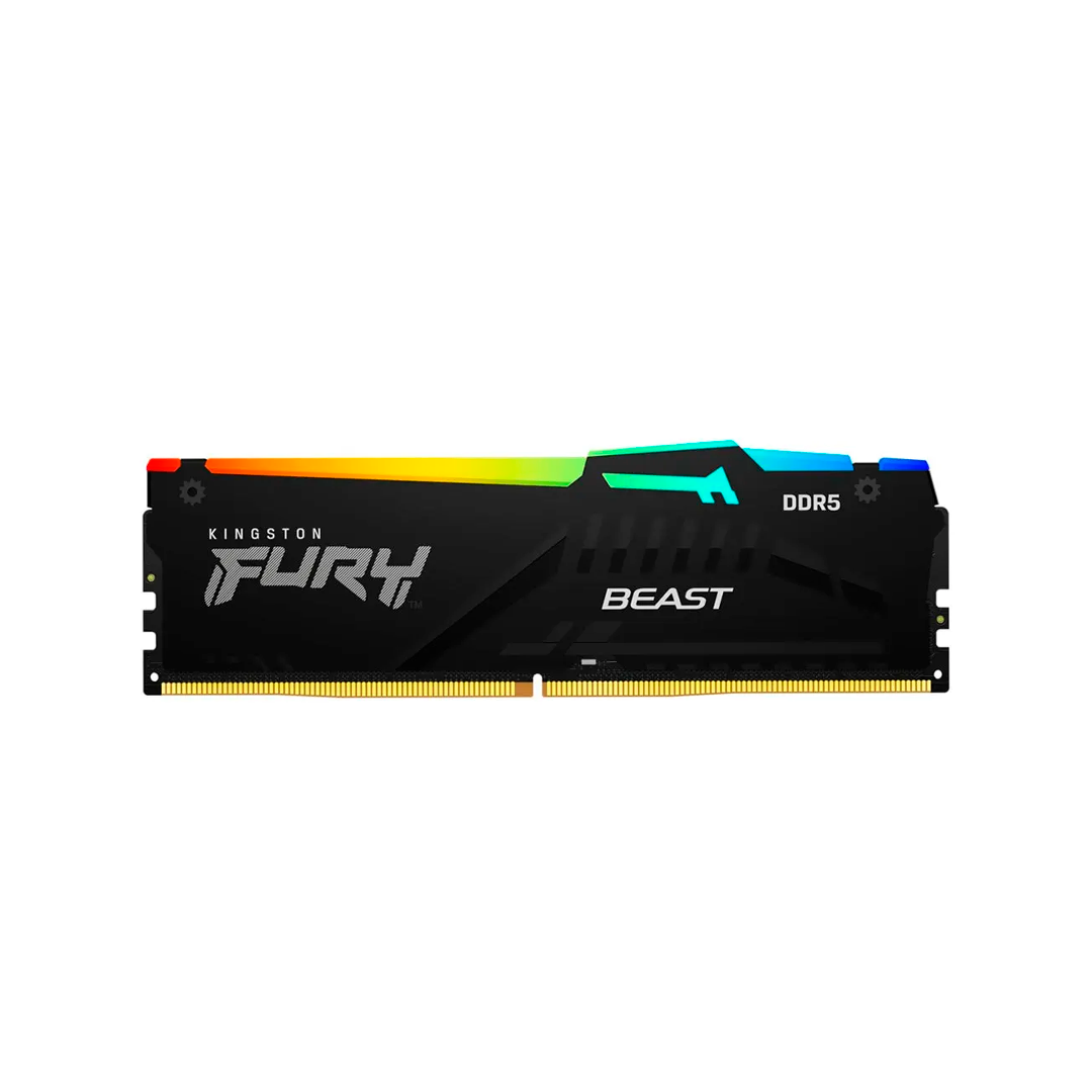 MEMORIA DDR5 16GB 5600GHZ KINGSTON HYPER FURY BEAS RGB KF556C36BBEA-16
