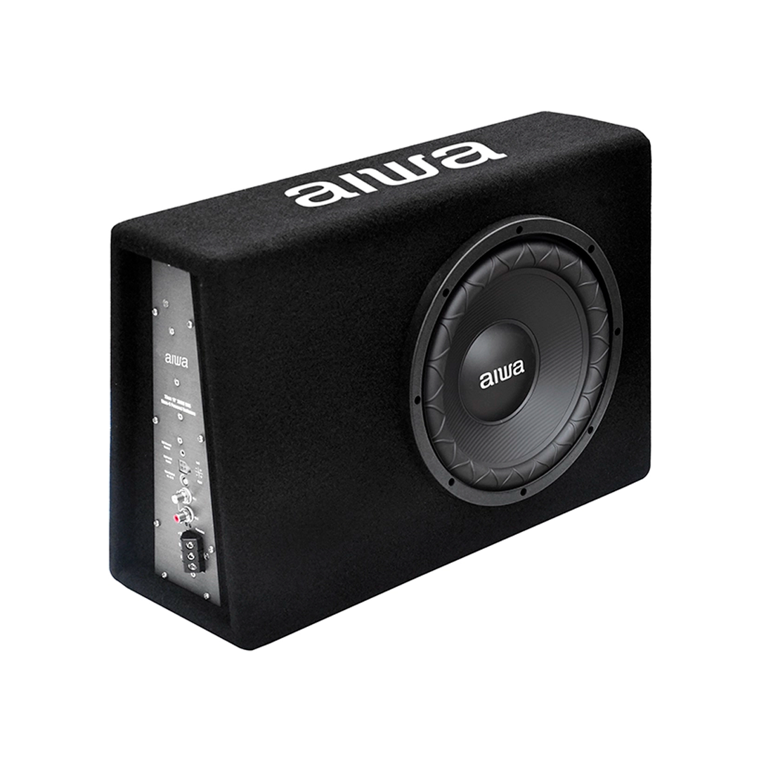 SUBWOOFER AMPLIFICADO AIWA AW-101BX 10" 600WATTS PRETO