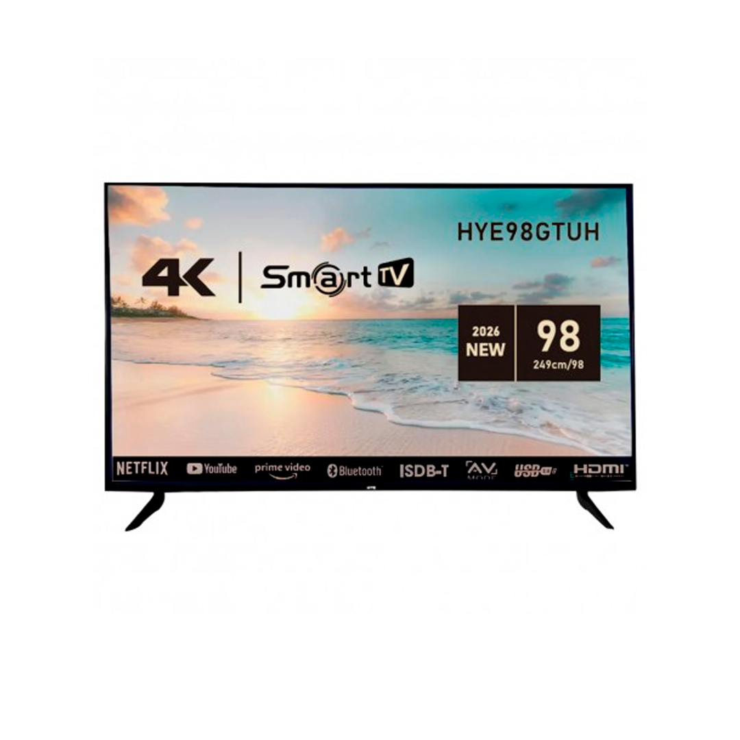TV LED 98" HYE HYE98GTUH SMART/4K/HDMI/USB/GOOGLETV