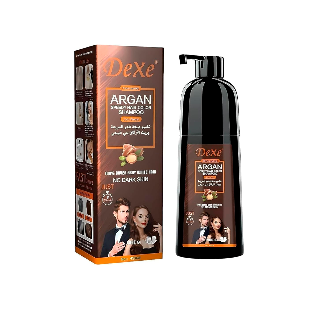 SHAMPOO DEXE ARGAN MEDIUM BROWN 420ML