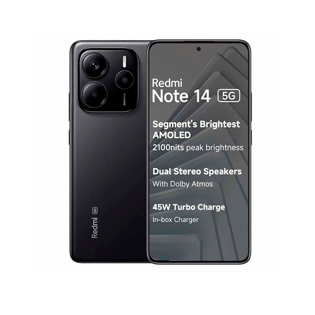 Xiaomi Redmi Note 14 5G 8GB+128GB Global Black | LG Importados
