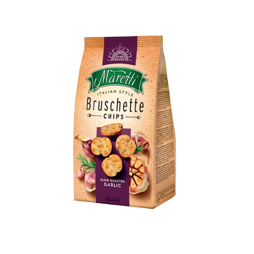 Anúncio: Tostada Bruschette Maretti Slow Roasted Garlic
