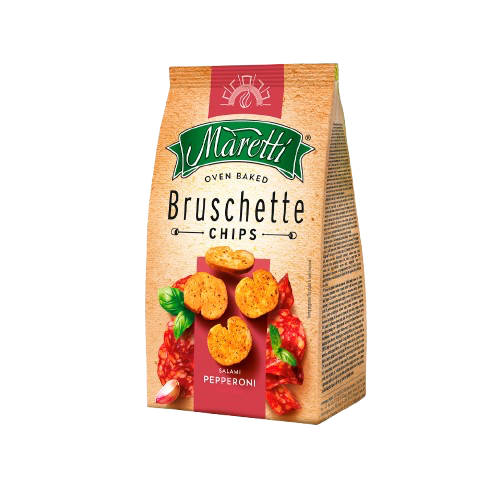 Anúncio: Tostada Bruschette Maretti Pepperoni