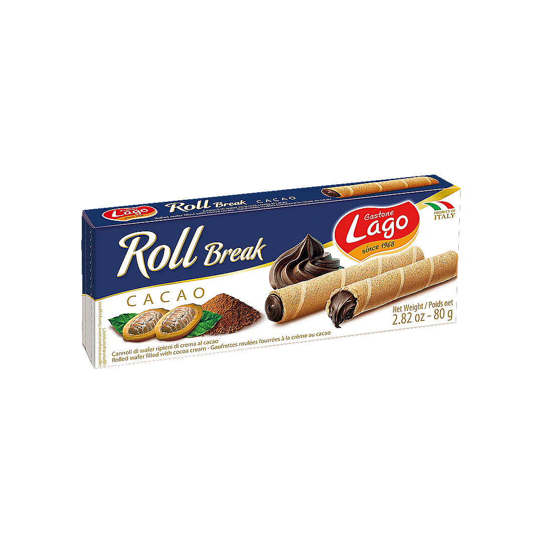 CHOCOLATE COSTA ROLLS BREAK LAGO CACAO 80G