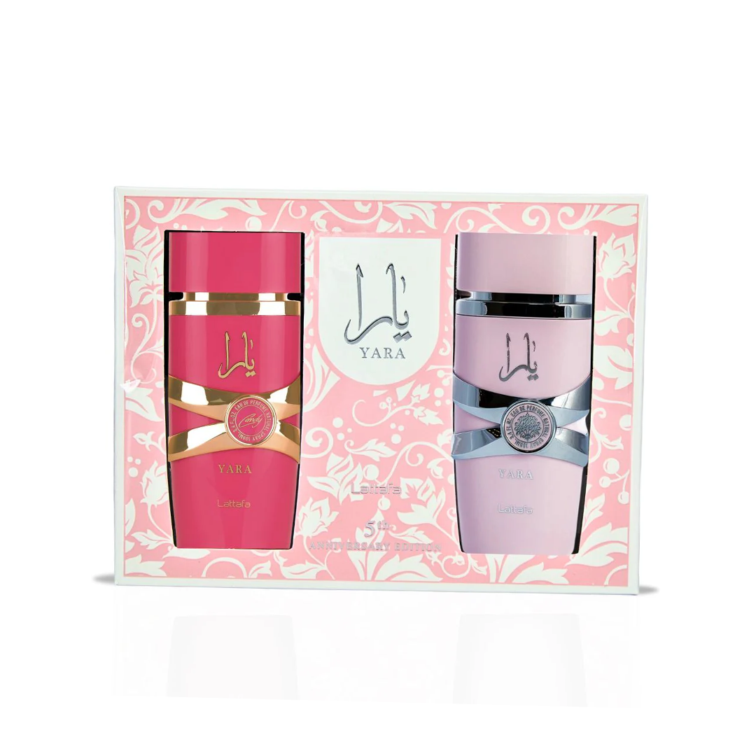 LATTAFA YARA CANDY KIT FEM 100ML EDP+SPRAY 12M+50ML