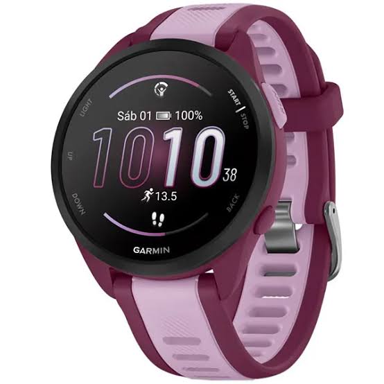 RELOGIO GARMIN FORERUNNER 165 MUSIC AMOLED ROXO/PURPLE 010-02863-33