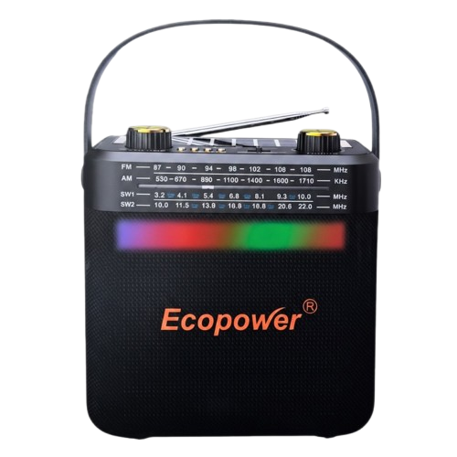RADIO PORTATIL ECOPOWER EP-F337 PRETO