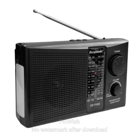 RADIO PORTATIL ECOPOWER EP-F502 PRETO BT