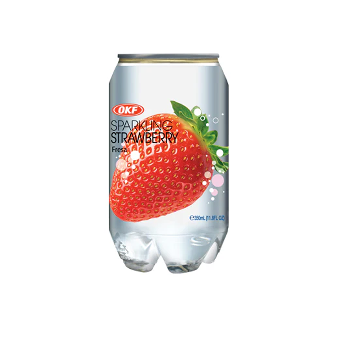 Anúncio: Suco Okf Sparkling Strawberry Drink 350ml
