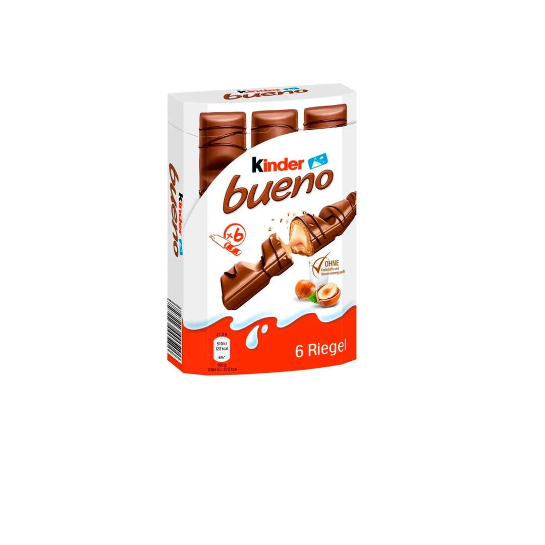 CHOCOLATE KINDER BUENO AO LEITE 6PCS 129G