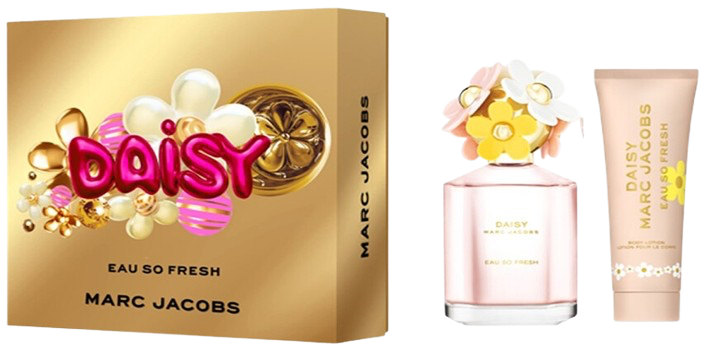 Anúncio: Marc Jacobs Daisy Eau So Fresh Kit Fem 125ml EDT+BODY 75Ml+ 10ml 66712