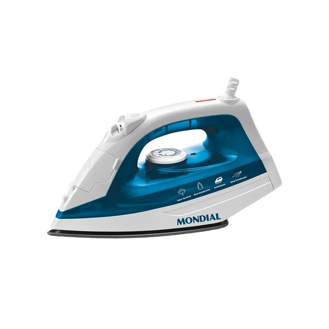 FERRO A VAPOR MONDIAL F-32 BRANCO 110V
