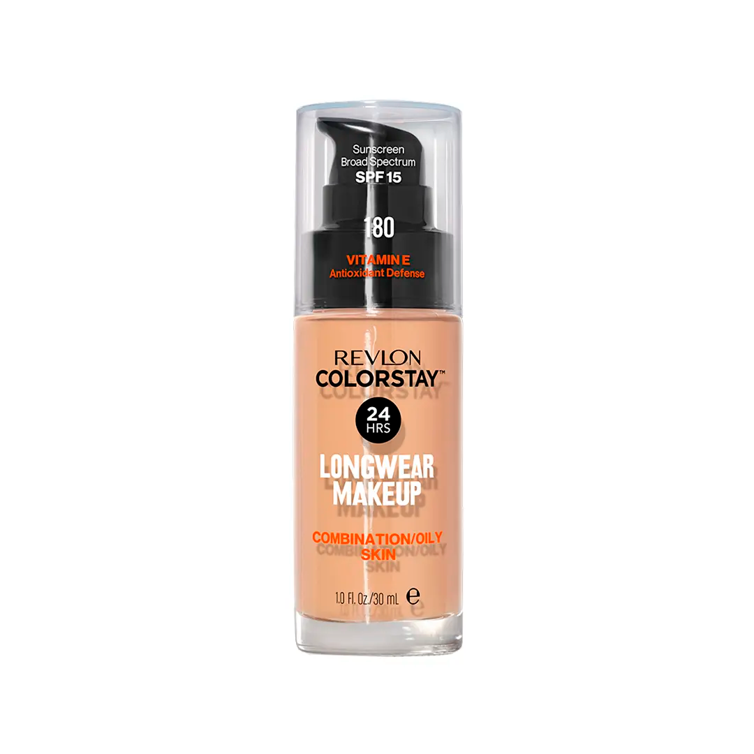 BASE LIQUIDA REVLON COLORSTAY COMBINATION OILY 180 SAND BEIGE