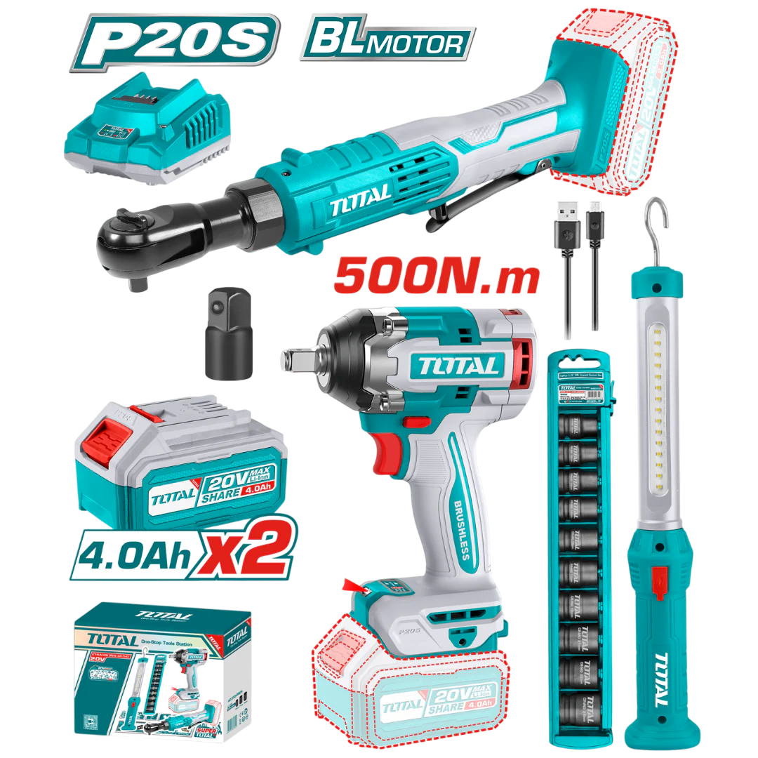 Anúncio: Kit Total 3In1 Utosli250981 CATRA+CHAVE IMP+LANT+2BAT/CARR 110V