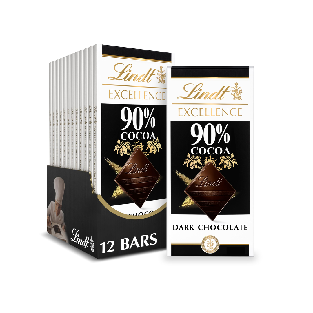 CHOCOLATE LINDT EXELENCE MILD 90% CACAO 100G BARRA