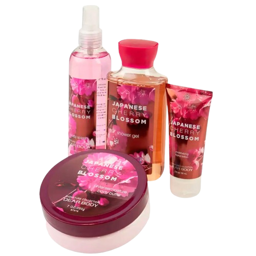 KIT DEAR BODY CHERRY BLOSSOM 4X1 CX ROSA