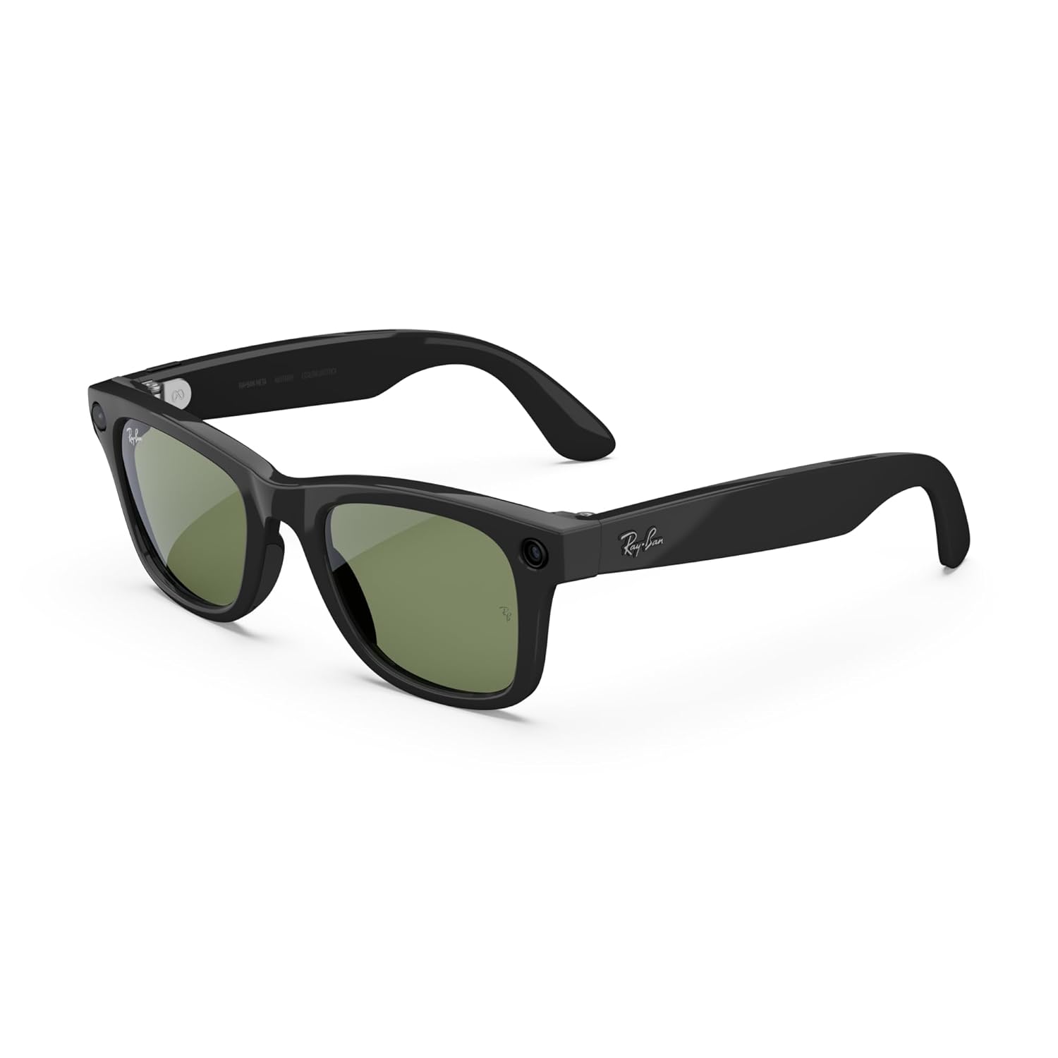 OCULOS RAY-BAN META WAYFARER G2 RW4012 IA F SHINY BLACK L G15 GREEN