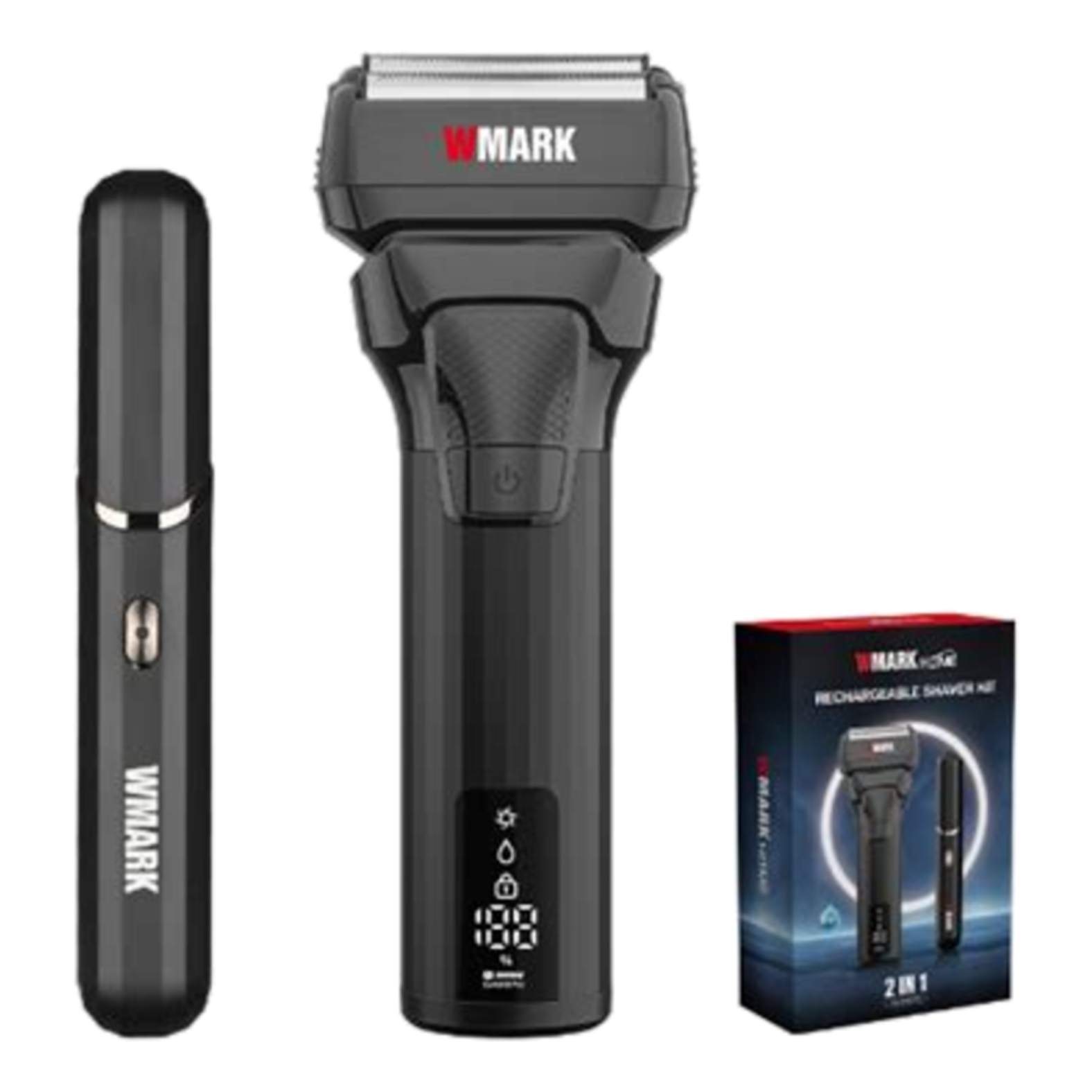 Anúncio: Kit Maquina Cabelo Wmark Ng-7984KIT 2In1 Shaver Recargable Preto